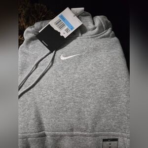 Nike Heather Gray Track Pants & Hoodie